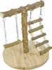 Heikoeco® wellensittich spielzeug, Holz, mit Leiter & Produktbild-Vorschau 1