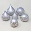 3er Set LED Kugellampen BLUMENWIESE 10 + 12 + 15cm lila mit Produktbild-Vorschau 5