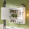 Armoire de salle de bain avec miroir, double porte, Voir les images du produit 6