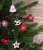 BRUBAKER 24-TLG. Weihnachtsanhänger Set - Baumschmuck Rot Produktbild-Vorschau 3