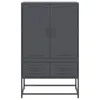 vidaXL Highboard antracit 68x39x111,5 cm oceľ Náhľad obrázku produktu 5