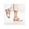 Rieker Damen-Sandalette Silber-Weiß, Farbe:multicolor, EU Produktbild-Vorschau 17