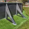 Piscine hors sol ovale en acier gris anthracite - GRE - Voir les images du produit 9