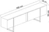 Skye Decor, Luxe - Atlantic Pine, Black, mobile TV, pino Anteprima dell’immagine prodotto 9