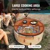 SucceBuy X-Marks griglia per barbecue per pozzo del fuoco, Anteprima dell’immagine prodotto 2