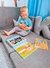 Divano pieghevole 3 in 1 Flumi per bambini, grigio con Anteprima dell’immagine prodotto 8