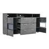 okwish Sideboard 140 cm mit LED-Beleuchtung und 2 Produktbild-Vorschau 10