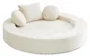 Sofa-łóżko 4 w 1, półokrągła sofa/okrągłe łóżko, 2 okrągłe Podgląd zdjęcia produktu 10