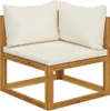 vidaXL 6-tlg. Garten-Lounge-Set mit Auflagen Creme Produktbild-Vorschau 4
