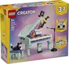 LEGO Creator 3-in-1-Set Deko-Klavier mit Katze - Retro Produktbild-Vorschau 2