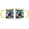 Gewichthebär Bären Tasse Gelb - Fitness Wortwitz Geschenk Produktbild-Vorschau 3
