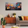 Leinwandbild Gemalte Blumenarrangements 120x60 Feeby Bunt Produktbild-Vorschau 2