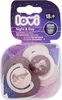 LOVI tétines silicone dynamique Night&Day Girl 18 m+ 2 pcs Voir les images du produit 25