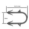 Tackerclips 45 mm für Fußbodenheizung 16-20 mm 500 Stück Produktbild-Vorschau 5