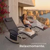 tectake® Sonnenliege 2er-Set, ergonomisch, wetterfest, mit Produktbild-Vorschau 8