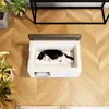 QLS Domček pre mačky 58x38 cm Odolný voči poveternostným Náhľad obrázku produktu 5