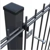 Doppelstabmattenzaun-Set (6/5/6) | 183 cm | Anthrazit | 25 Produktbild-Vorschau 2