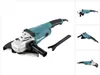 A Makita angle grinder and its accompanying wrench are displayed against a white background. Produktbild-Vorschau