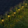 LED Solar Wegleuchten mit Erdspieß - Kunststoff - warmweiße Produktbild-Vorschau 1