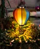 LED Solar Laterne Heißluftballon Windlicht Metallgestell Produktbild-Vorschau 6