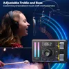 ZELURXX Bluetooth MP3-speler, FM-zender met bas, snellader, Productafbeelding-voorbeeld 4
