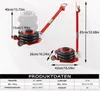 Cric pneumatique XINZI 3T (6600 lbs) - rouge, 3 airbags + Voir les images du produit 2