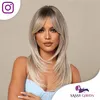 SassyGoods® Parrucca biondo platino con strati - parrucche Anteprima dell’immagine prodotto 2