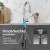 A kitchen faucet installation guide with text and diagrams. Produktbild-Vorschau