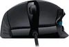 A close-up side view of a black Logitech G G402 Hyperion Fury gaming mouse. Produktbild-Vorschau