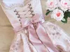 Dirndl Rosalia 60er Länge rose 36 Produktbild-Vorschau 1