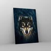 Bilder auf glas - Einteilig - Wolf Dunkel Grafik - 50x70cm Produktbild-Vorschau 4