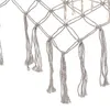 Amaca da giardino boho a rete con nappe appesa al lettino Anteprima dell’immagine prodotto 9