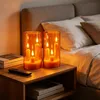 Da by 2 Stück 3-Kern LED-Stabkerzen, Transparente Orange Produktbild-Vorschau 9