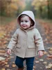 Herbst Baby Mantel mit Kapuze New Baby UNI, Gr. 98 (2-3 r) Podgląd zdjęcia produktu 4