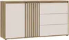 Madia Neutra Rovere e Cashmere con 3 Cassetti e Anta Anteprima dell’immagine prodotto 3