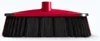 A close-up studio shot of a red and black broom head against a white background. Podgląd zdjęcia produktu