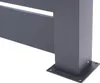 5er-Set Vorgartenzaun 1,9m VOGEL H.80cm aluminium grau Produktbild-Vorschau 9