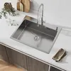 Spüle Einheit 1 Becken 50 x 45 cm, STANEW Edelstahlspüle Produktbild-Vorschau 1