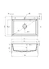 1-bowl granite sink Náhled obrázku produktu 3