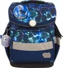 A school backpack with a wolf and lightning bolt design. Podgląd zdjęcia produktu