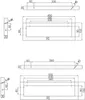 doporro 2 Staffe Reggimensola Rettangolari 45x15 cm in Anteprima dell’immagine prodotto 6