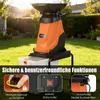 COSTWAY Häcksler Garten 3000 W, Schnittstärke 45mm, Elektro Produktbild-Vorschau 8