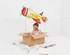 Fóliový balón lietadlo 91x39cm žltá / červená Náhľad obrázku produktu 7
