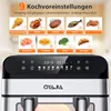 Dual Zone Heißluftfritteuse, Air fryer mit 11-Fach und Produktbild-Vorschau 7