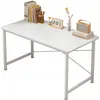 Scrivania per computer in stile scandinavo, tavolo bianco Anteprima dell’immagine prodotto 10