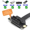 Prodlužovací kabel PCIE 1X Dual 90° síťový adaptér s LED Náhled obrázku produktu 6