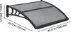 Auvent VEVOR pour porte d'entrée 755 x 1000 mm, auvent en Voir les images du produit 8