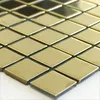 Glasmosaik Fliesen Gold Uni Alvor Produktbild-Vorschau 1