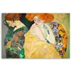 Leinwandbild Abstrakte Frauen - G. Klimt 60x40 Feeby Gold Produktbild-Vorschau 3