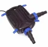 A black pond pump with blue accents on a white background. Produktbild-Vorschau